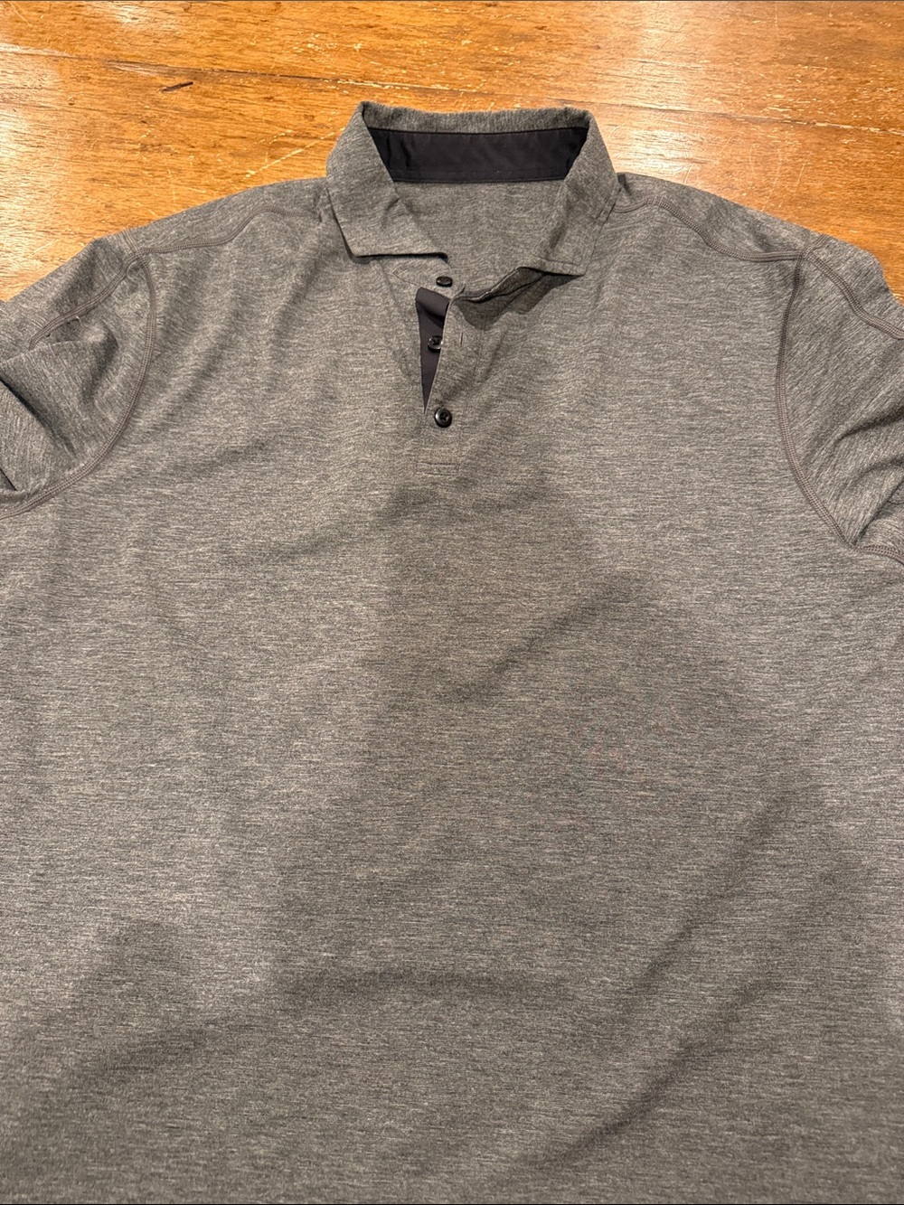 lululemon athletica Men's Gray Heather Polo